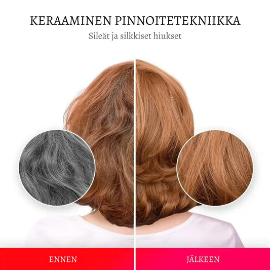 LämpöKiharra Pro – Antistaattinen lämpöharja kaikille hiustyypeille