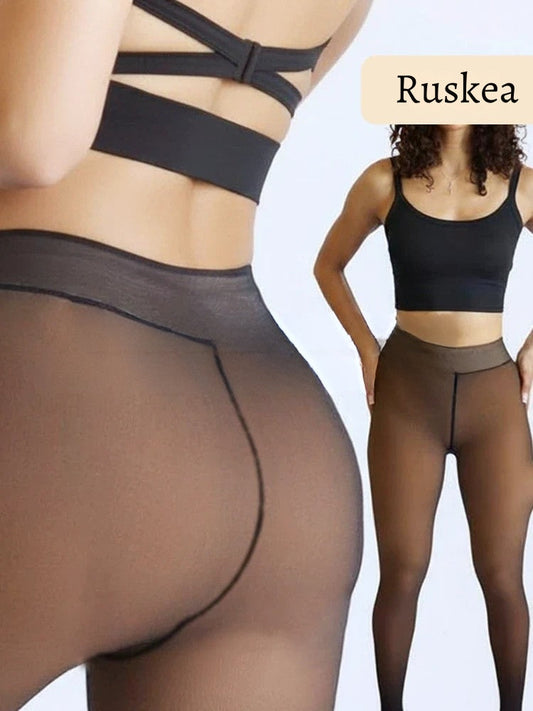 LumiSoft Fleece-Leggings – Tyylikkään lämmin ilman paksuja kerroksia